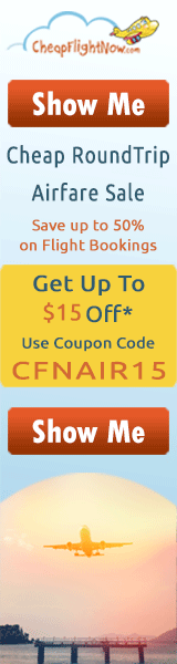 Fly away this season with our Roundtrip Airfare Sale and get up to $15 Off* on flights. Book Now!