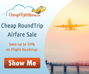 CheapFlightNow's Exclusive Roundtrip Flights Sale. Book now and get up to $15 Off* with coupon code CFNAIR15.