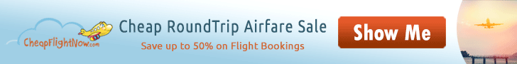 Fly away our Roundtrip Airfare Sale and get Flat $15* off on flights. Use Coupon Code 