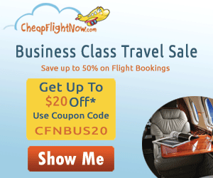 Get $25* off on all Business Class Flights. Book Now!