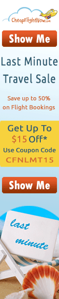Get $15* off on all Last Minute Flights. Book Now!