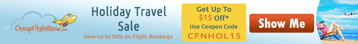 Get extra $15* off on flights this Labor Day. Book Now!